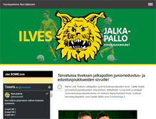 Tablet Screenshot of ilvesjalkapallo.fi